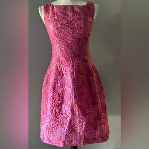 D. Exterior Vintage Pink Mini Dress
